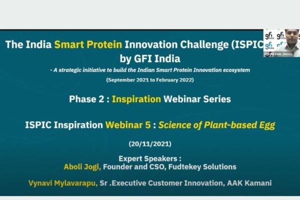 ISPIC Inspiration Webinar - Science of Plant-based Egg cover