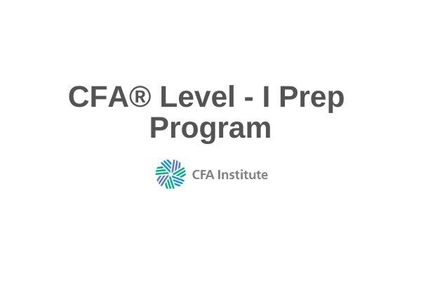 CFA® Level I Prep Course (Live Course Recordings) cover