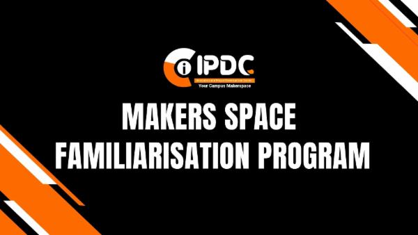 Makers Space Familiarisation Program cover