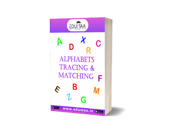 Ebook/Printable/ 56 sheets Alphabets Tracing and Matching Workbook cover