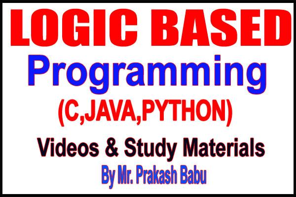 Logical Based Programming Videos and Materials