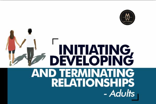 Initiating, Developing, and Terminating Relationships - Adults cover