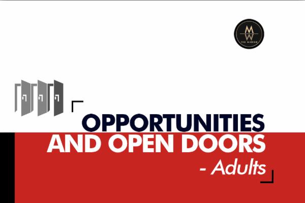 Opportunities & Open Doors - Adults (Beginners) cover