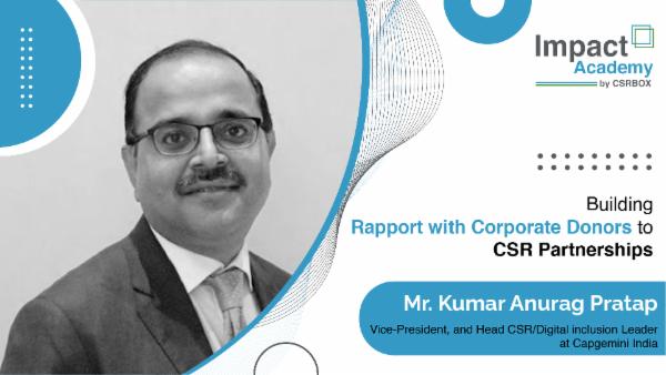 Building Rapport with Corporate Donors for CSR Partnerships cover