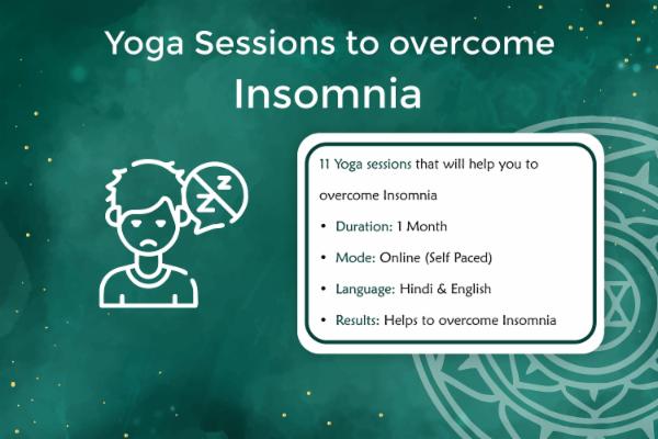 Yoga sessions to overcome Insomnia cover