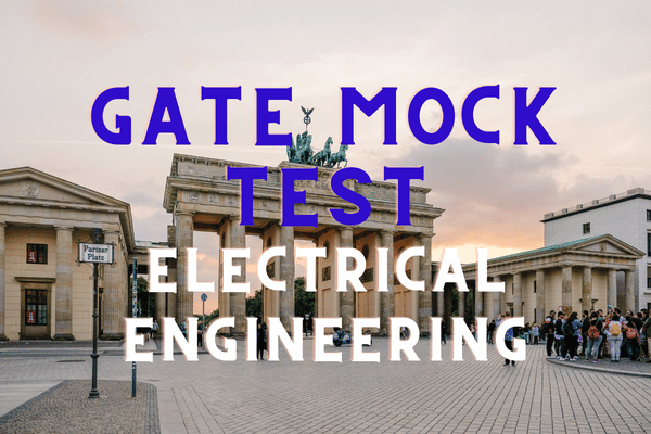GATE Exam Mock Test - Electrical Engineering cover