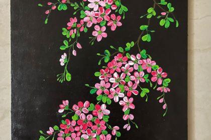 Recording - Cherry blossom: One stroke Painting cover