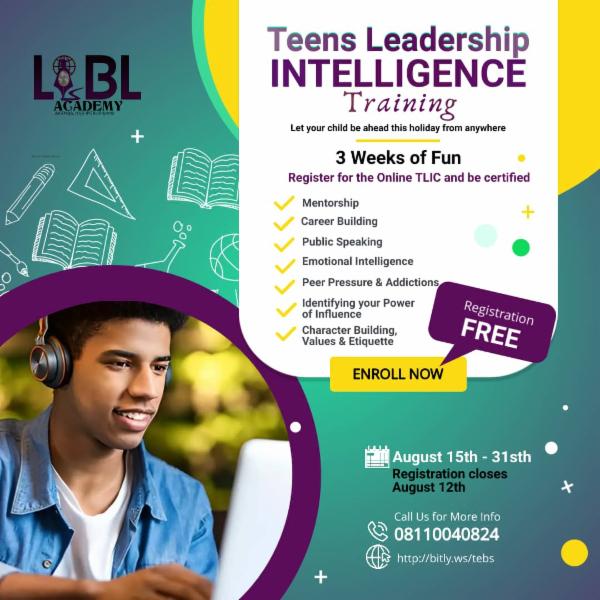 Teens Leadership Intelligence Course cover