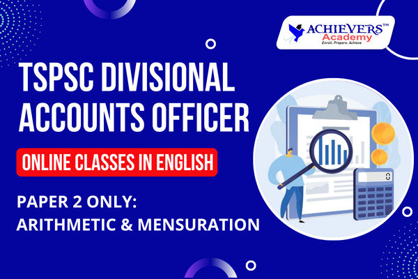 TSPSC DAO Paper 2 Online Classes in English cover