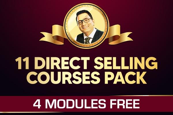 11 Direct Selling Courses Pack - 4 Free Modules cover