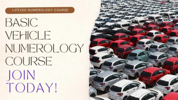 Basic Vehicle Numerology Course cover