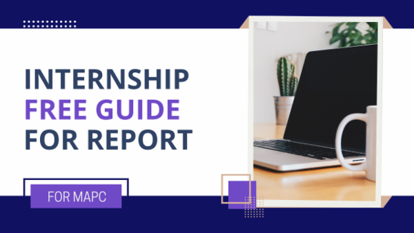 Internship Report Template - Free Guide cover