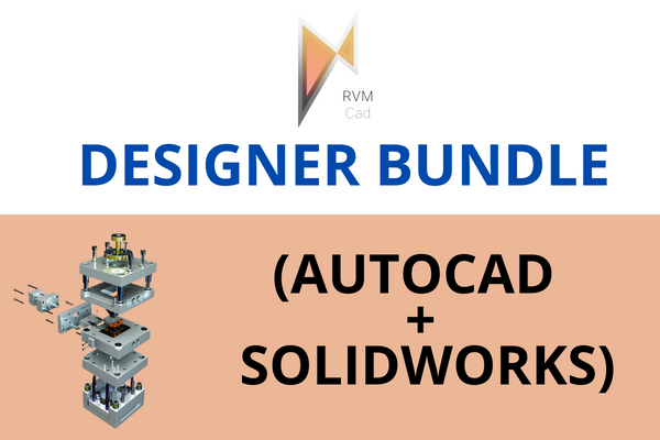 CAD Designer Bundle (Learn AutoCAD & Solidworks) cover