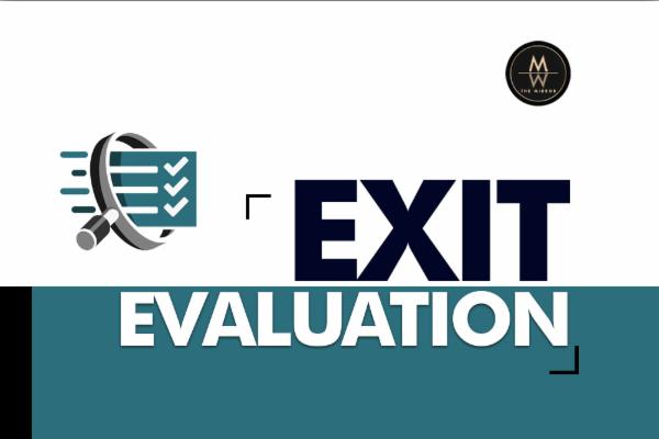 Exit Evaluation cover