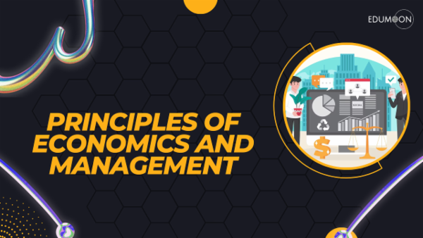 Principles of economics and management cover