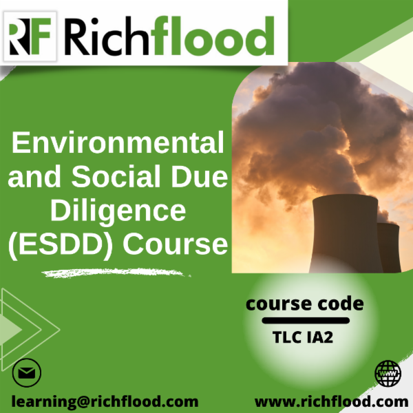 Environmental and Social Due Diligence (ESDD) Course - TLC IA2 cover