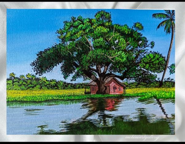 Village Landscape Painting cover