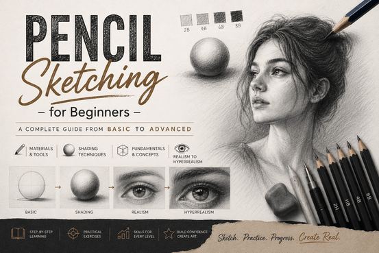 Pencil Sketching & Drawing - for Beginners