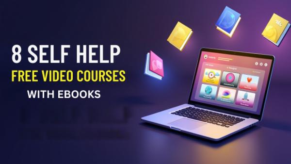 8+ Self Help Free Video Courses & eBooks cover