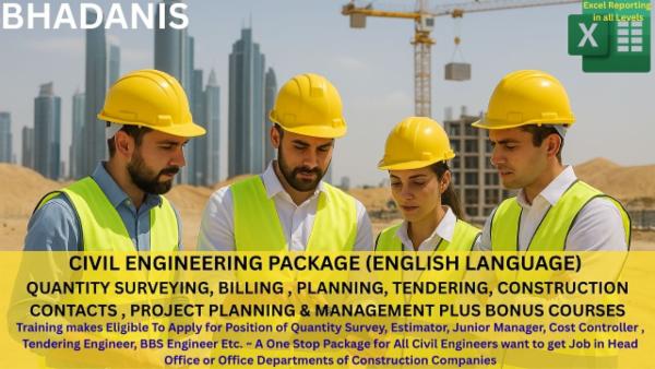 CIVIL ENGINEERING PACKAGE FOR ENGLISH LANGUAGE LEARNERS BHADANIS FOR INDIAN CIVIL ENGINEERS & MANAGERS cover