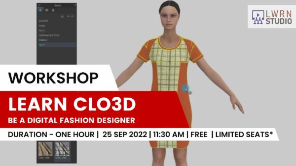 Learn CLO3D | Be A Digital Fashion Designer | Workshop cover