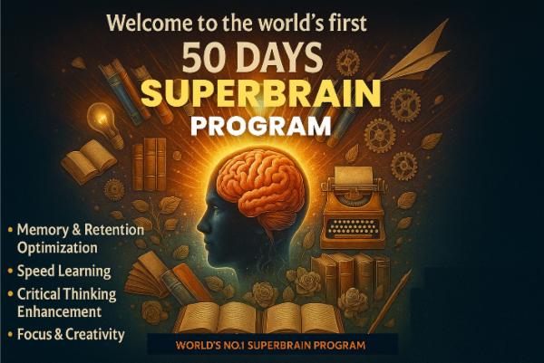 50 DAY'S SUPERBRAIN MEMORY COURSE cover