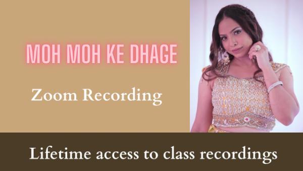 Moh Moh Ke Dhaage - Semi Classical Workshop cover