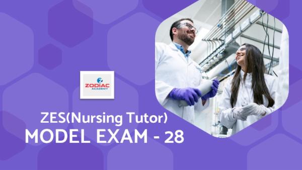 ZES(Nursing Tutor) - MODEL EXAM - 28 cover