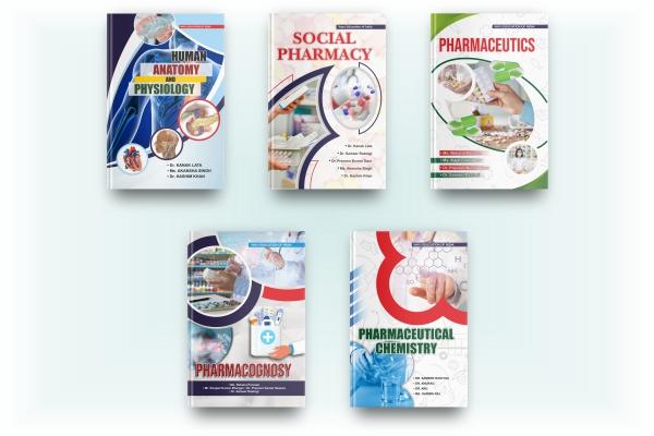 2022 Latest Pharmacy E-Books Set of 5: (Social Pharmacy, Human Anatomy And Physiology, Pharmaceutical Chemistry, Pharmaceutics, Pharmacognosy) cover