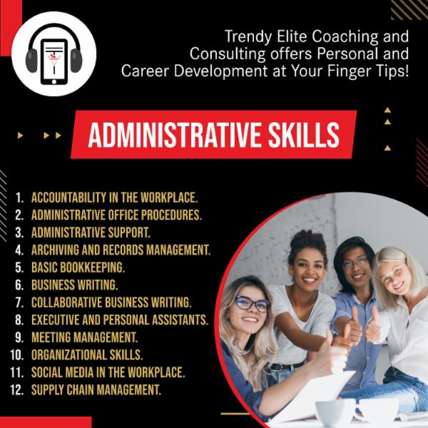Administrative Skills Bundle cover