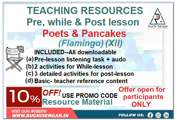 TEACHING RESOURCE --Poets and Pancakes cover