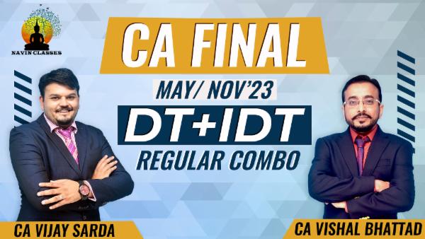 CA Final DT+IDT Regular Combo cover