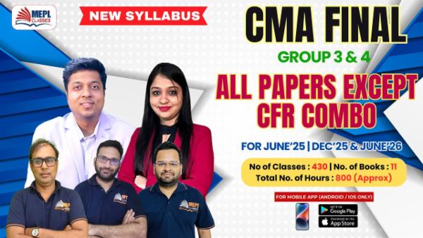 CMA FINAL (NEW) - BOTH GROUP ALL PAPERS (EXCEPT CFR) COMBO - FOR MOBILE APP (ANDROID / IOS ONLY) cover