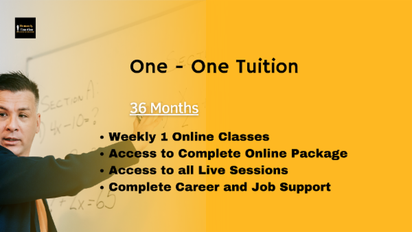 One - One Tuition - 36 Months cover