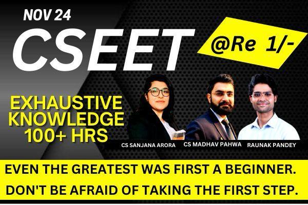 CSEET 2025 Batch cover