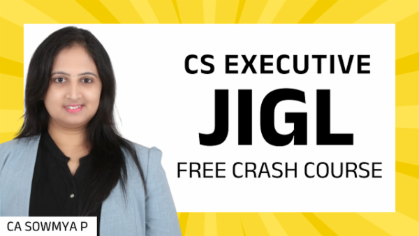 CS Executive : JIGL FREE Crash course cover