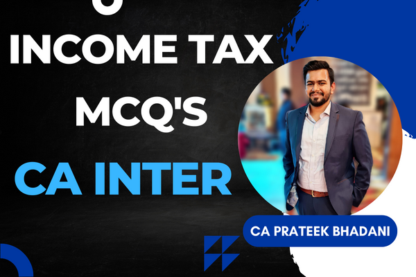 MCQ's - CA Inter Income Tax cover