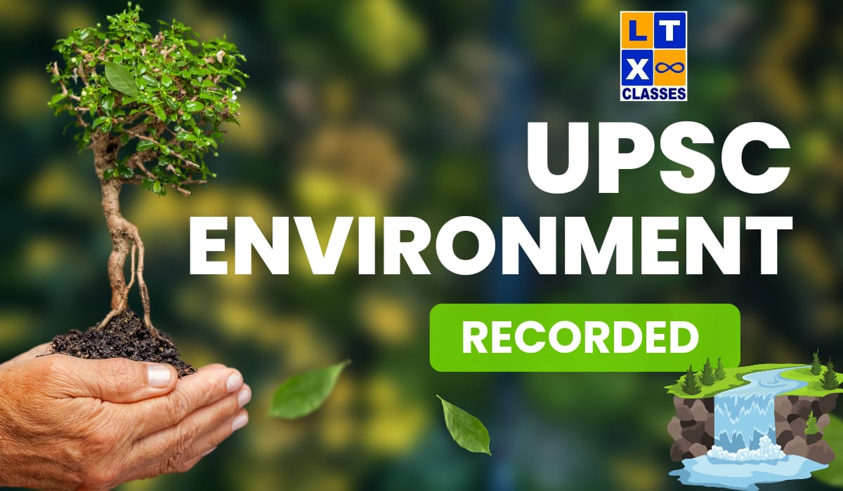 UPSC Environment Recorded cover