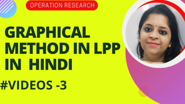 Graphical Method In LPP In Hindi cover