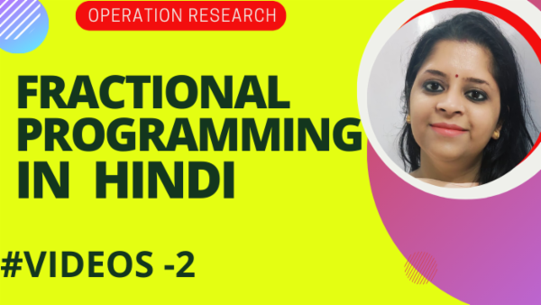 Fractional Programming In Hindi cover