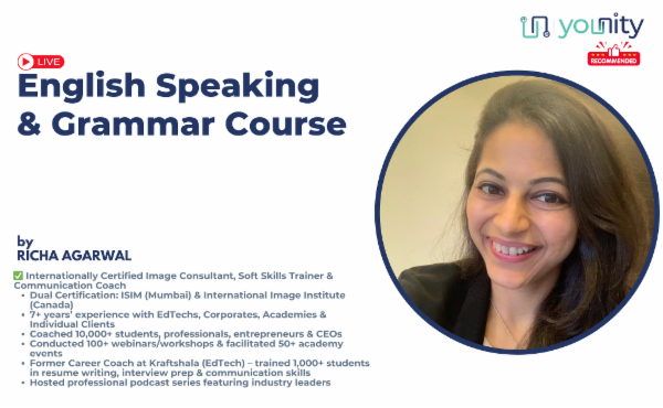 English Speaking & Grammar Live Course cover