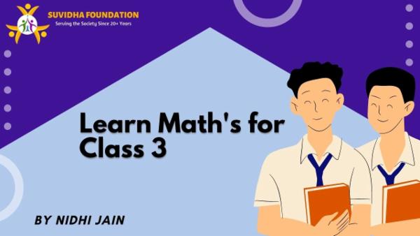 Learn Math's for Class 3 cover