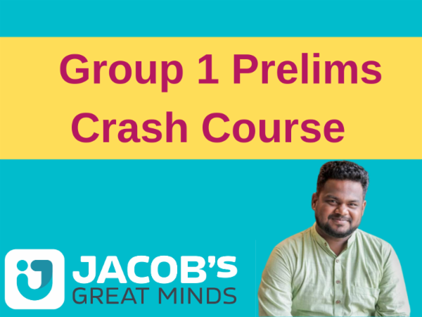Group 1 prelims Crash course cover