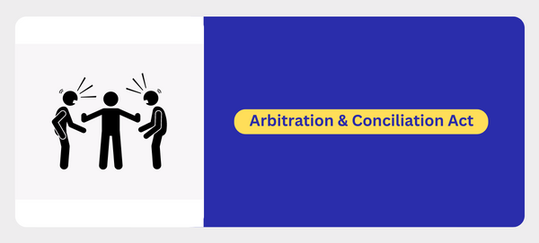 Arbitration and Conciliation Act 1996 cover