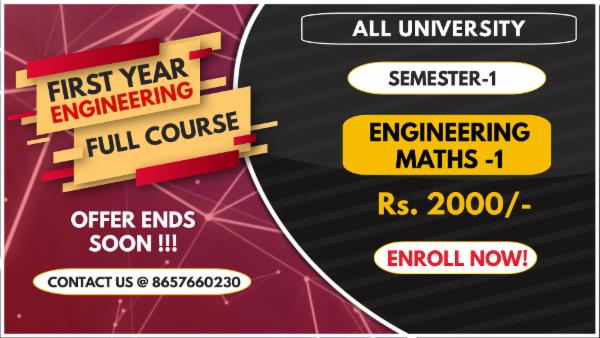 Applied Maths - 1 (DBATU & other University) cover