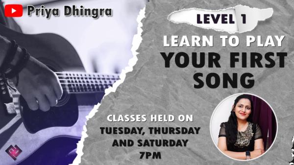 NOVEMBER- LIVE GUITAR CLASSES cover