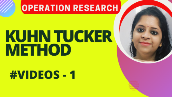 Kuhn Tucker Method cover