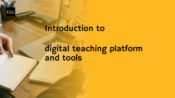 Introduction to digital teaching platform and tools cover