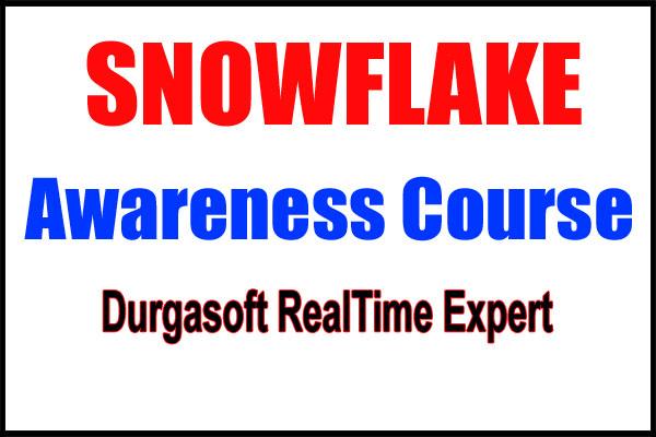 SNOWFLAKE Awareness Course cover