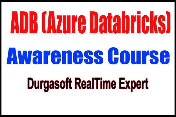 ADB(Azure Databricks) Awareness Course cover